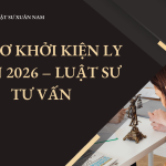 Hồ sơ khởi kiện ly hôn 2026 – Luật sư tư vấn