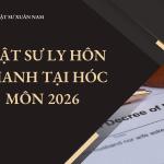 Luật sư ly hôn nhanh Hóc Môn 2026: tư vấn thủ tục ly hôn thuận tình, đơn phương, rút ngắn thời gian giải quyết, bảo vệ quyền lợi về con cái và tài sản.